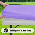 thumbnail image 2 of Rectangle Picnic Table Cloth Elastic Fitted Tablecloths for Foot Tables Washable Polyester Table Cover for Camping Indoor and Outdoor (Yellow &#x&#), 2 of 7