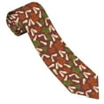 thumbnail image 3 of XMXY Autumn Seamless Leaf Maple Men'S Necktie Ties , Formal Bussiness Wedding Party Printed Tie, 3 of 9