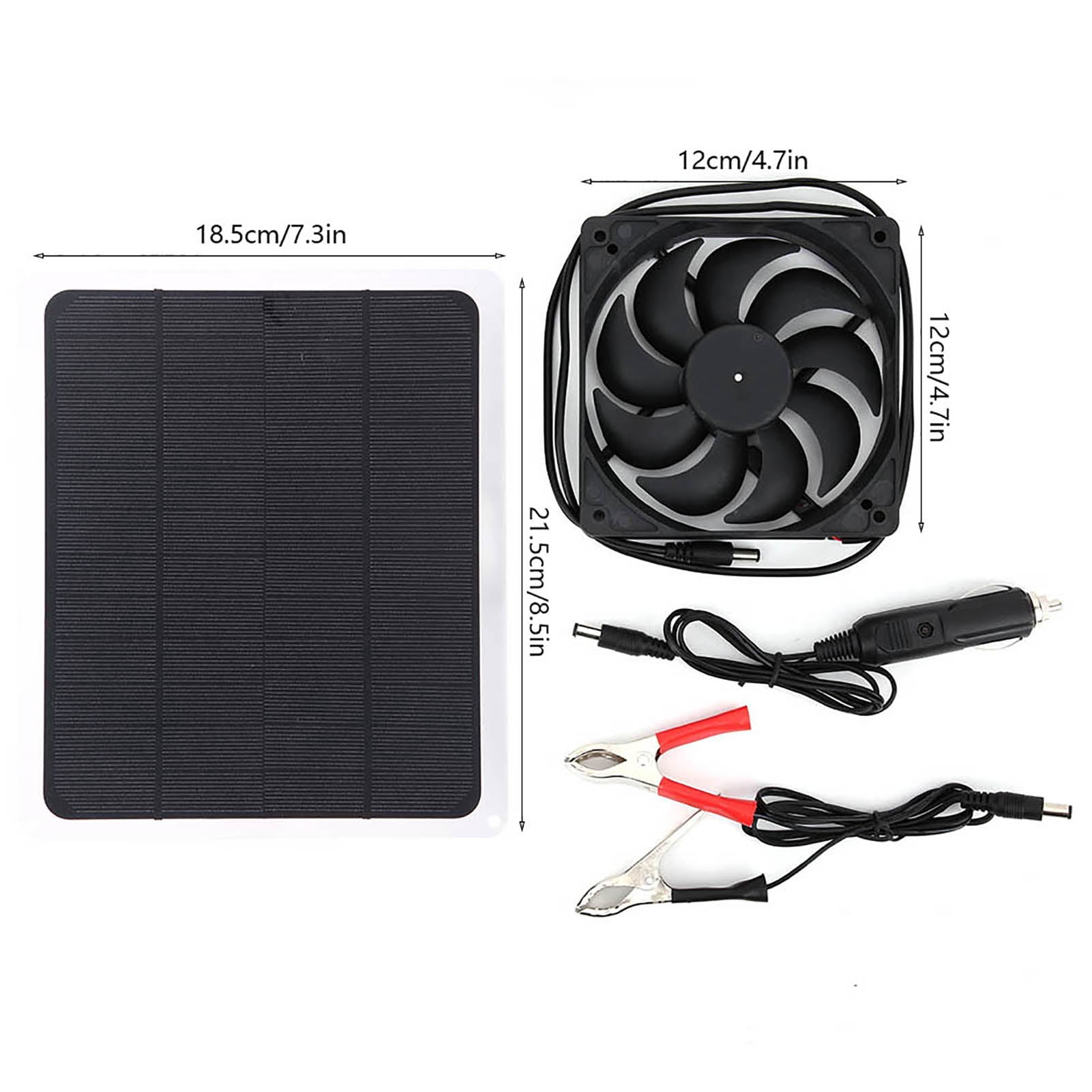 OTVIAP 10W 12V Solar Panel Power Generation Board Battery Charging USB Output Pet Exhaust Fan Set,Solar Panels,Solar Chargers