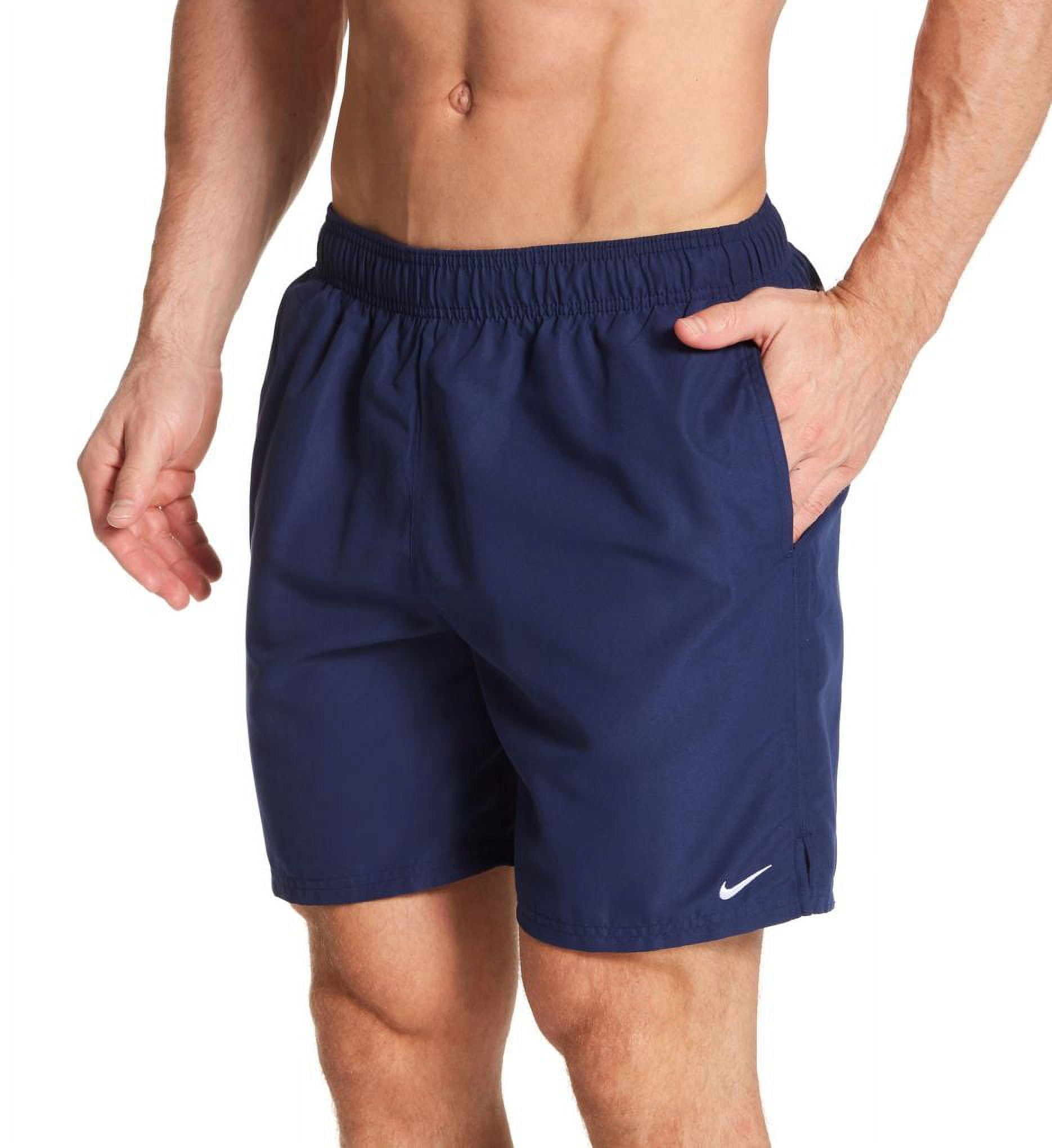 Men's Nike ESSA559 Essential Lap 7 Inch Swim Volley (Midnight Navy L)