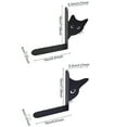 thumbnail image 5 of Sylvtty 2Pcs Cat Book Stand Whimsical 3D Cat Design Sturdy Metal Construction Booklocks Powder-coated Decorative Bookends, 5 of 7