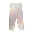 thumbnail image 4 of Xecao Glitter Light Pearl Women's Straight Lounge Pajama Pants: The Epitome of Relaxed Sleepwear, 4 of 9