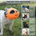 thumbnail image 5 of Short Snout Dog Muzzle,soft Silicone Adjustable Breathable Bulldog Muzzle For French Bulldog Shih Tzu And Pug For Biting Chewing Training, 5 of 5