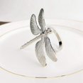 thumbnail image 2 of 48 Piezas Anillo de Servilleta de Libélula, Hebilla de Servilleta de Aleación de Zinc Anillo de Servilleta de Plata, 2 of 5