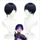 thumbnail image 1 of Scaramouche-Disfraz de Cosplay de Genshin Impact, peluca de pelo azul profundo, Kimono de Wanderer Story, trajes de Cosplay, 1 of 4