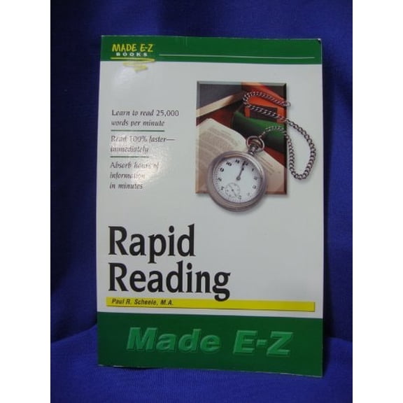 Pre-Owned Rapid Reading Made E-Z (Paperback) 1563824744 9781563824746
