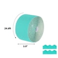thumbnail image 2 of Corrugated Border,QZS Scalloped Decorative Border,Scalloped Bulletin Board Trim for Birthday,Office,Teacher Board Locker Decor,Blue,3.9"x24.6ft, 2 of 6