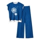 thumbnail image 1 of Pantalones Casuales sin Mangas Impresos con Cuello Redondo Conjunto Superior, Pantalones Ligeros Mujeres para Primavera Verano, 1 of 2