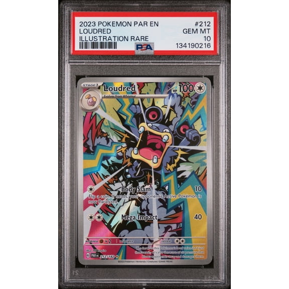 2023 Pokemon Scarlet and Violet Paradox Rift Loudred #212 PSA 10