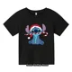 thumbnail image 5 of 2024 Nueva camiseta para niños de 3 a 14 años Lilo & Stitch Kawaii Anime patrón camiseta para niños estilo casual de moda, 5 of 5
