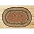 thumbnail image 2 of Capitol Earth Rugs 06-024 Olive-Burgundy-Gray Jute Braided Rug, 2 of 2