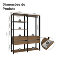 thumbnail image 4 of Ropero Closet Guardarropas Madesa Valencia 140cm MN, 4 of 6