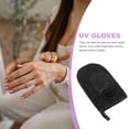 thumbnail image 3 of unbranded 1Jgo Guantes Para Manicura Uv Negras Protección Rayos Ultravioleta Elasticidad, 3 of 6
