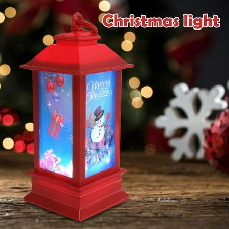

Christmas LED Colorful Light Santa Claus Christmas Tree Snowman Pattern Lanterns Night Light Decoration Lighthouse New