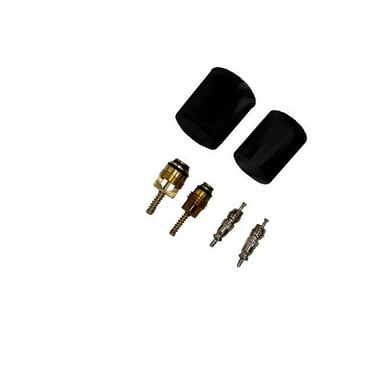A/C System Valve Core and Cap Kit - Compatible with 2000 - 2012 Ford Taurus 2001 2002 2003 2004 2005 2006 2007 2008 2009 2010 2011
