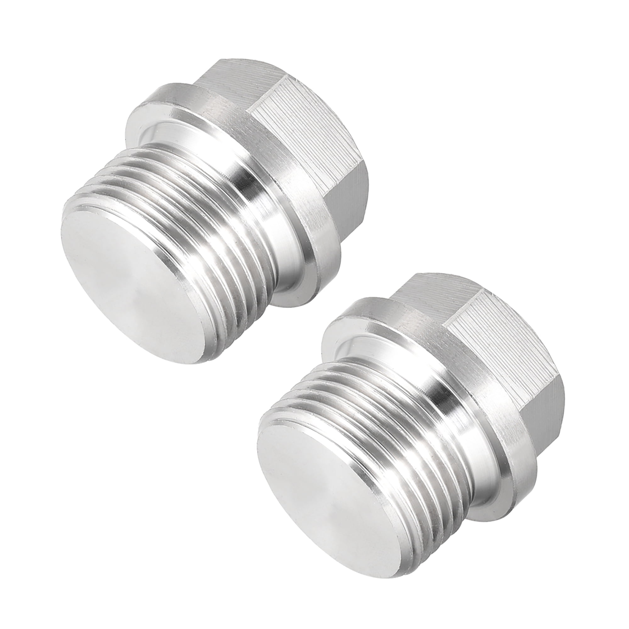 G3/4 Male Outer Hex Head Plug 304 Stainless Steel Solid Thread