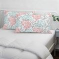thumbnail image 4 of Red Blue Coral Coastal Lumar Pillow Covers, Summer Beach Seaside Nautical Soft Breathable Throw Pillow Cases with Invisible Zipper, Decorative Pillowcase Pillows Protectors for Sofa Bed Chair 16"x24", 4 of 9