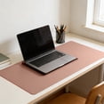 thumbnail image 6 of AuroraX Desk Pad Desk Mat Extra Large Waterproof Non Slip Leather Office Desk Accessories Pink, 6 of 6