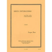 2 Interludes Flute Traversiere Violon Clavecin (ou Harpe) Jacques Ibert (Sheet Music/Songbook)
