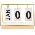 thumbnail image 1 of Countdown Calendar Wooden Calendar For Desk Office Supply Birthday Countdown Iron Material 1Set, 1 of 4