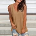 thumbnail image 3 of Tank Tops for Women 2026 Summer Casual Lightweight Loose Fit V Neck Sleeveless Shirt Basic Plain Tanks, 3 of 6