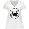 thumbnail image 3 of Inktastic The Great Smoky Mountains Are Calling Women's Plus Size V-Neck T-Shirt, 3 of 5