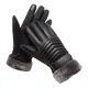 thumbnail image 1 of Guantes De Cuero Térmicos Impermeables Frio Para Moto Bici, 1 of 8
