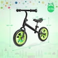 thumbnail image 3 of Costway Kids Balance Bike No Pedal Training Bicycle w/ Adjustable Handlebar & Seat Black, 3 of 10