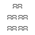 thumbnail image 1 of Maytalsory 1:12 Mini Pulls Arch Shape for Gate Closet Large 4Pcs Black Large 4 Pcs 5Set, 1 of 6