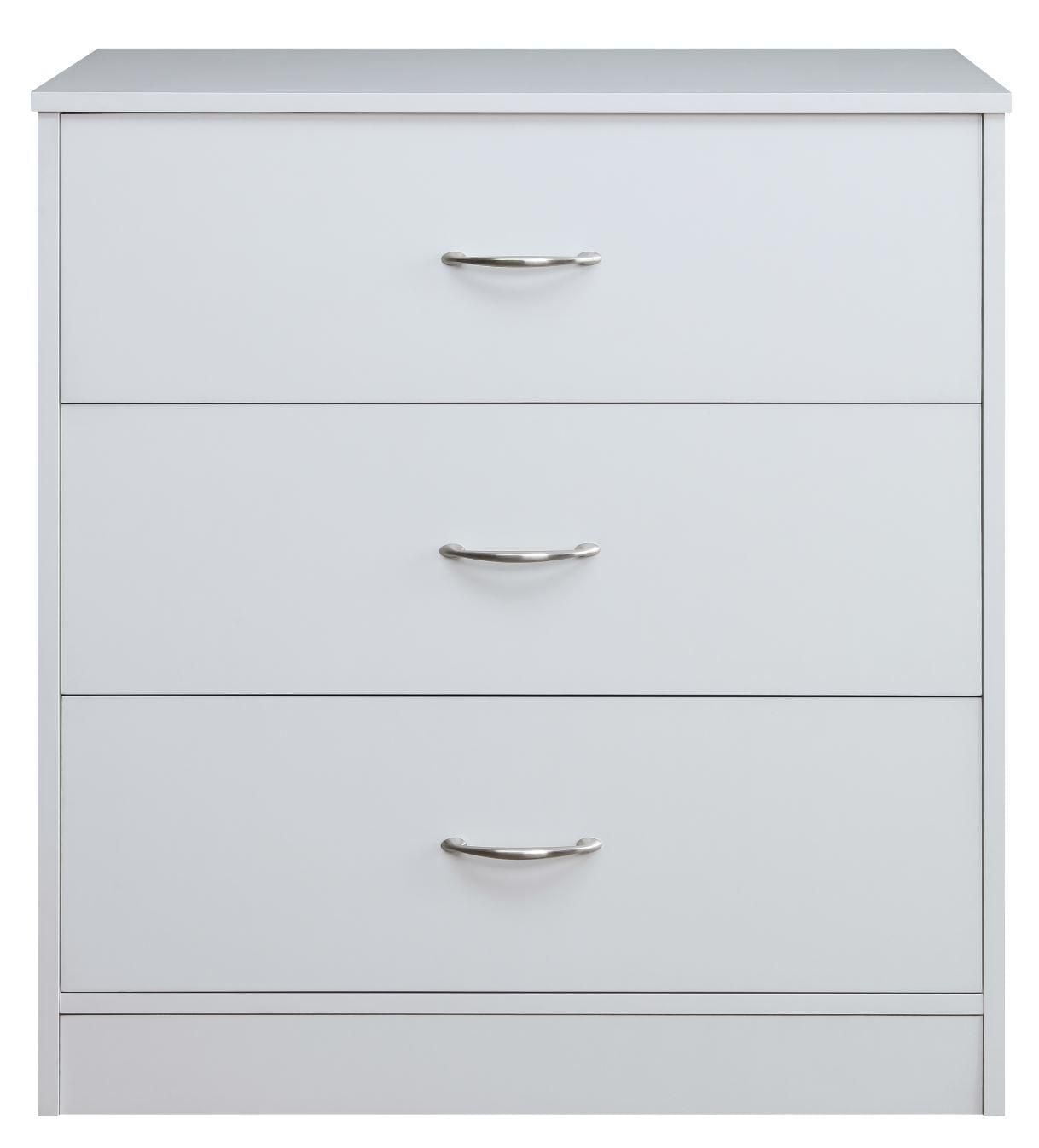 Mainstays 3-Drawer Dresser, White