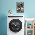 thumbnail image 6 of Black Cat Metal Tin Sign Vintage Laundry Room Wash Dry Fold Retro Metal Poster Country Art Sign Office Home Decor Farmhouse Funny Washroom Decor Gift DIY, 6 of 8