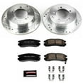 thumbnail image 3 of PowerStop Rear Z23 Evolution Sport Carbon-Fiber Ceramic Brake Pad and Drilled & Slotted Rotor Kit Fits: CHRYSLER DODGE EAGLE MITSUBISHI Select Models K1203, 3 of 10