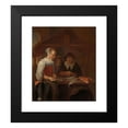 thumbnail image 2 of Quirijn Van Brekelenkam 12x14 Black Modern Framed Museum Art Print Titled - The Fishwife (1650 - 1670), 2 of 5