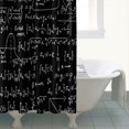thumbnail image 4 of Math Equations Calculus Symbols Black Pattern Shower Curtain 72"x84" ,Bathroom Decorative Shower Curtains Set with 12 Hooks,Modern Waterproof Washable Shower Curtain, 4 of 6