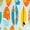 Surfboards, variant on Great Bay Home Vibrant Prints Soft Cotton Beach Towel (30" x 60", Beach Balls)