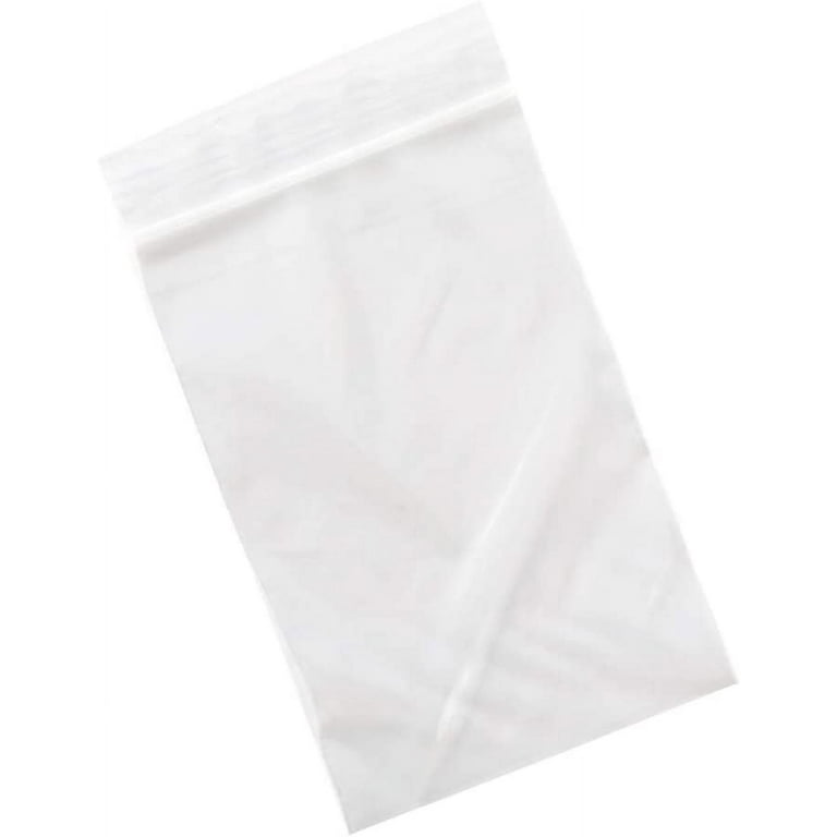 Bag Tek 2 gal Clear Plastic Zip Bag - Double Zipper, Write-On Label,  BPA-Free - 15 x 13 - 1000 count box