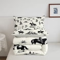 thumbnail image 5 of Homewish Retro Tribal Cowboy Twin Comforter Sets,Southwest Desert Cactus Bedding Set,Light Gray Reversible,2-Piece,1 Comforter and 1 Pillowcase, 5 of 7