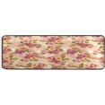 thumbnail image 3 of GZHJMY Pink Flowers Runner Rug, Non-Slip Large Floor Mat Anti Fatigue Area Rugs for Kitchen Bathroom Living Room Entryway Office Decor, 72 x 24 Inch Carpet Runner, 3 of 7