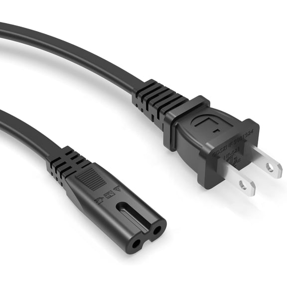 6Ft AC Power Cord Cable Fit for Sony PS5 PS4 PS3 Playstation 5 4 3 Replacement - (ETL Listed Cable)
