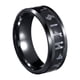 thumbnail image 2 of Anillos para mujer, regalos para mujer, nuevo anillo de acero de titanio con parche Lun Runwen para hombre con decoración manual., 2 of 5