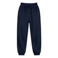 thumbnail image 4 of Teen Girls Waffle Knit Sweatpants High Waisted Lounge Pants with Pockets Drawstring Elastic Cuff Comfortable Loose Joggers for Casual Sleepwear, 4 of 8