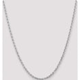 thumbnail image 2 of 14K White Gold 3.35mm D/C Quadruple Rope Chain (22 X 3.35) Made In Peru wqt025-22, 2 of 5