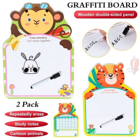 POINTERTECK 2 Pcs Mini Portable Children s Drawing Boards with Holder for Kids Drawing price history on PriceWatchPro