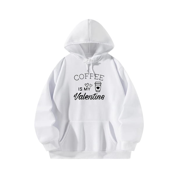 Sudadera con capucha para mujer, ropa informal de otoño para ir de compras en la oficina, mochilero L Yuyangstore Sudadera