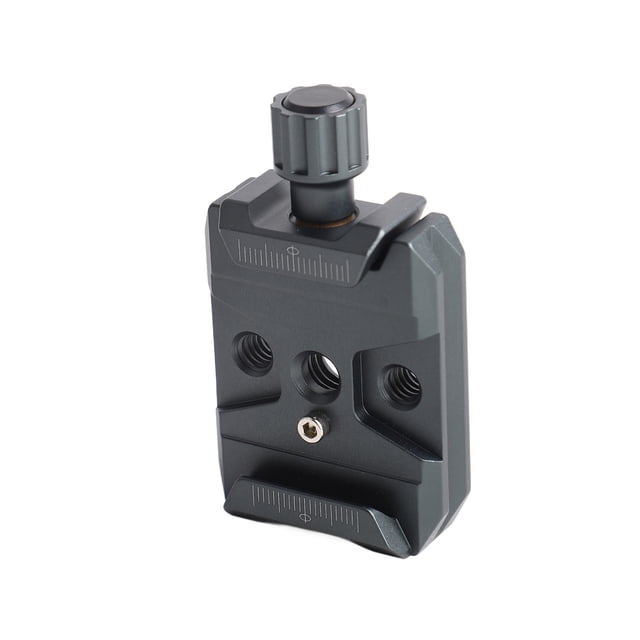 ARCA QR-40S ALEAY DE ALUMINUM ALUMINUM DE PlacA Qr de Liberación Rápida Con la Ranura de Placa ARCA 3/8 Pulgadas y 1/4 de Pulgada Compatible Con RS2/RSC2/RS3 Qr