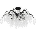 thumbnail image 3 of Quoizel Maple 6-Light Earth Black Semi-Flush Mount, 3 of 7