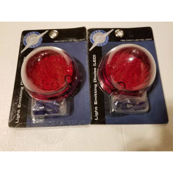 United Pacific CTL5608LED-2 1956 Chevy LED Tail Light - Red Lens 150 210 Belair Pair/Set