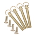 thumbnail image 4 of Shisuyan 4 Sets Folding Hand Fan Shaft Rivets Repairs Kits, Handheld Fan Shaft Replacement Fastener for Handmade Fans Paper Fans Cloth Fan Accessories Golden, 4 of 8
