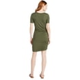 thumbnail image 2 of Time and Tru Women's Ruched Knit Dress with Short Sleeves, Sizes XS-XXXL, 2 of 3