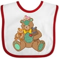 thumbnail image 3 of Inktastic Cute Hugging Teddy Bears Boys or Girls Baby Bib, 3 of 4